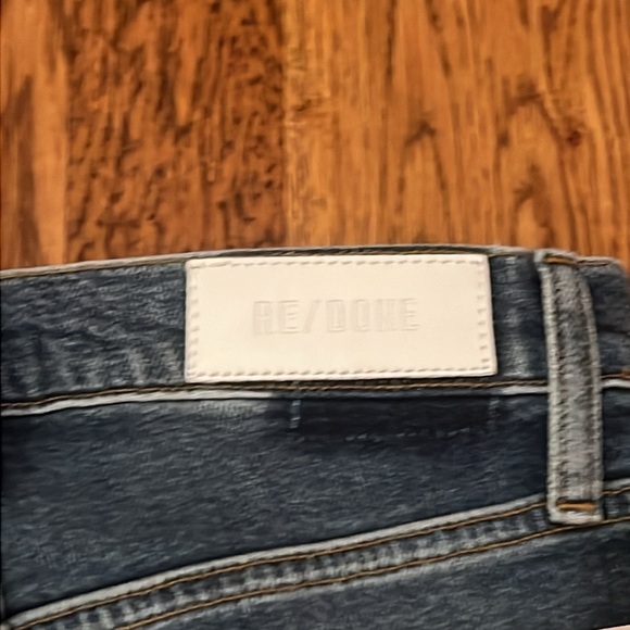 Re/Done Women’s Mid 90’s High Rise Ankle Crop Jeans Size 26 - Picture 9 of 10